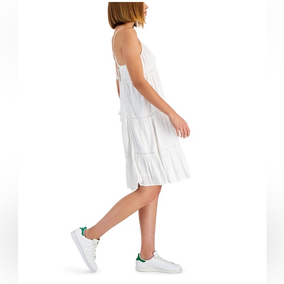 Lucky Brand Lace Tiered Mini Dress - Picture 4 of 7